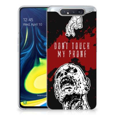 Samsung Galaxy A80 Silicone-hoesje Zombie Blood Samsung Galaxy A80 Silicone-hoesje Zombie Blood