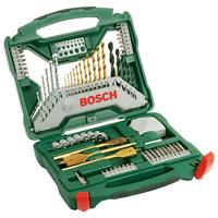 Bosch 70-delige X-Line Titanium boren- en schroefbitset (hout, steen en metaal, accessoire boormachine)