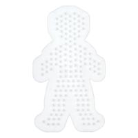 Hama Strijkkralen Grondplaat Jongen Wit