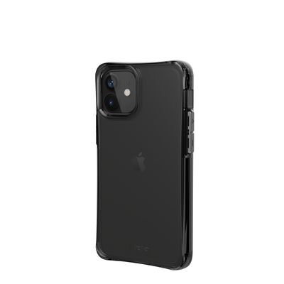 Urban Armor Gear Plyo Backcover Apple iPhone 12 mini Grijs (transparant) Stootbestendig, Inductieve lading