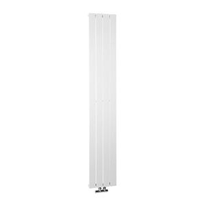 Designradiator Sapho Colonna Recht Middenaansluiting 29.8x180 cm 614W Wit Sapho