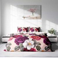Nice Dreams Colorfull Rose Dekbedovertrek 1-persoons (140 x 200/220 cm + 1 kussensloop) Dekbedovertrek