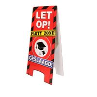 Waarschuwingsbord geslaagd