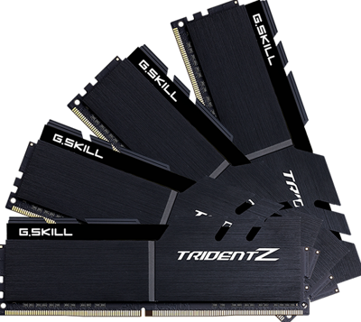 G.Skill Trident Z F4-3600C17Q-64GTZKK - Geheugen - DDR4 - 64 GB: 4 x 16 GB - 288-PIN - 3600 MHz - CL17