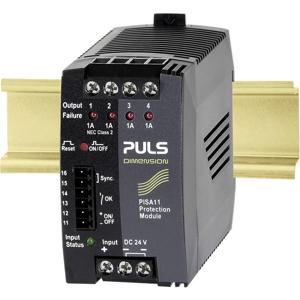 PULS DIMENSION PISA11.401 Zekeringsmodule 24 V/DC 1 A Aantal uitgangen: 4 x Inhoud: 1 stuk(s)