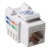 ACT Keystone Jack CAT5E unshielded down wit - thumbnail