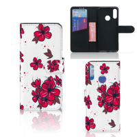 Motorola Moto E6 Plus Hoesje Blossom Red