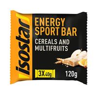 20x Isostar High Energy Sportreep Multifruits 3 x 40 gr - Multipack