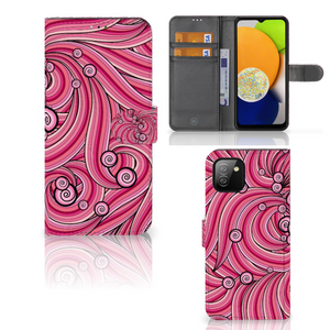 Samsung Galaxy A03 Hoesje Swirl Pink