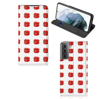 Samsung Galaxy S21 FE Flip Style Cover Paprika Red - thumbnail