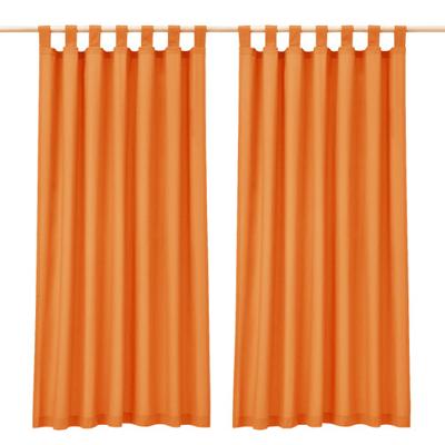 Gordijn van bio-katoen (1 stuk), groen 140 x 160 cm