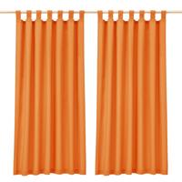 Gordijn van bio-katoen (1 stuk), groen 140 x 160 cm