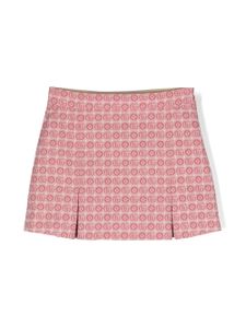 Gucci Kids jupe à motif GG en jacquard - Rose