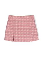 Gucci Kids jupe à motif GG en jacquard - Rose - thumbnail