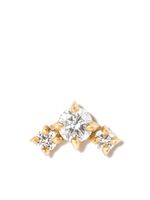 Lizzie Mandler Fine Jewelry puce d'oreille Eclat en or 18ct pavée de diamants - thumbnail