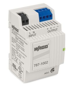 WAGO EPSITRON® COMPACT POWER 787-1002 DIN-rail netvoeding 24 V/DC 1.3 A 31.2 W Aantal uitgangen: 2 x Inhoud: 1 stuk(s)