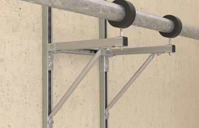 Fischer 542722 bevestigingsframe voor loodgieterswerk Steun