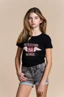 Geisha Meisjes t-shirt Forever - Zwart