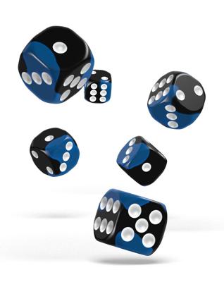 Oakie Doakie Dice D6 Dice 16 mm Glow in the Dark - Deep Ocean (12) Oakie Doakie Dice D6 Dice 16 mm Glow in the Dark - Deep Ocean (12)