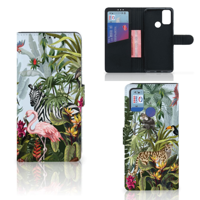 Telefoonhoesje met Pasjes voor Alcatel 1S (2021) Jungle