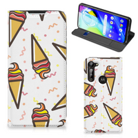 Motorola Moto G8 Power Flip Style Cover Icecream - thumbnail