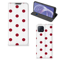 OPPO A73 5G Flip Style Cover Cherries