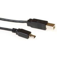 ACT SB2482 1.8m Mini-USB A USB B Zwart USB-kabel - thumbnail