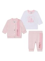 BOSS Kidswear trousseau de naissance à logo imprimé - Rose