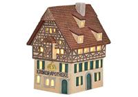 Wurm kronenapotheek van porselein, B11 x D16 x H17 cm