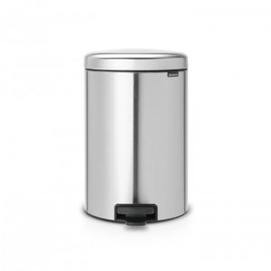 Brabantia newIcon pedaalemmer 20 liter met kunststof binnenemmer - Matt Steel Fingerprint Proof