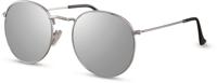 CWI zonnebril unisex rond zilver (CWI2161)