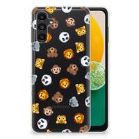 TPU bumper voor Samsung Galaxy A13 | A04s Dieren Emojis