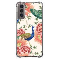 Case Anti-shock voor Samsung Galaxy S21 Pink Peacock - thumbnail