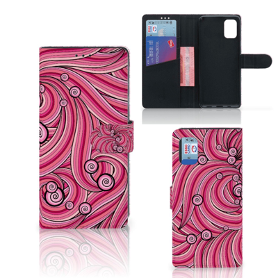 Samsung Galaxy M51 Hoesje Swirl Pink