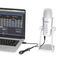 BOYA BY-PM700SP USB condensator microfoon voor iOS Android Windows Mac Computer Microfoons voor Opname Broadcasting Padcasting
