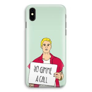 Gimme a call: iPhone Xs Volledig Geprint Hoesje