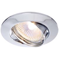 Deko Light Einbauring 68 GU5.3 449201 Plafondinbouwring LED, Halogeen GU5.3, MR16 35 W Zilver