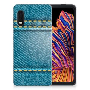 Samsung Xcover Pro Silicone Back Cover Jeans