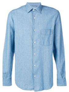 ASPESI chemise classique en jean - Bleu