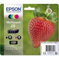 Epson Inktcartridge T2986, 29 Origineel Combipack Zwart, Cyaan, Magenta, Geel C13T29864012 - thumbnail