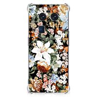 Case voor OPPO Find X6 Dark Flowers - thumbnail