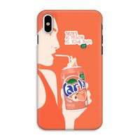 Peach please!: iPhone XS Tough Case - thumbnail