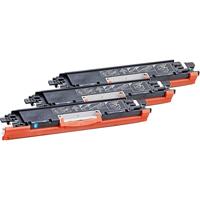 KMP 1226,0030 tonercartridge voor laserprinters (cyaan, magenta, geel, 3 stuks)