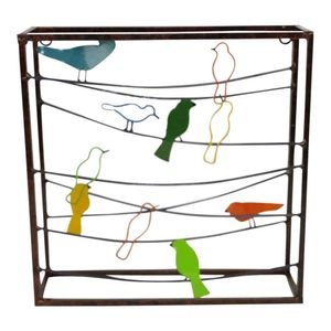 Metalen Wanddecoratie Vogels in Frame