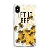 Let it bee: iPhone XS Max Volledig Geprint Hoesje