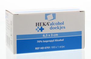 Alcoholdoekjes 6.5 x 3cm