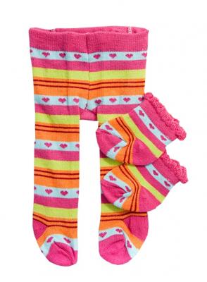 Heless maillot en sokjes met hartjes voor een pop van 35 45 cm Heless maillot en sokjes met hartjes voor een pop van 35 45 cm