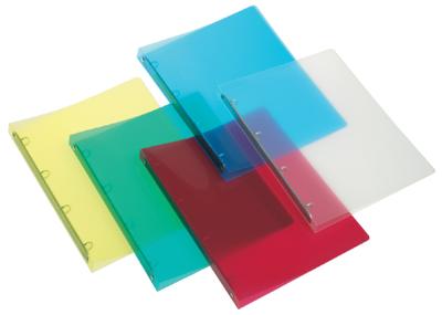 Ringband HF2 A4 4-rings O-mech 16 mm PP Transparant Assortiment 20 stuks