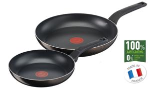 Tefal Extra Cook & Clean KoekenPannenset - 24 en 28 cm (geen inductie)