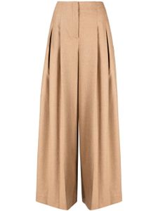 TWP pantalon ample à taille-haute - Marron